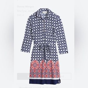 Donna Morgan Marlowe Jersey Shirt Dress with belt